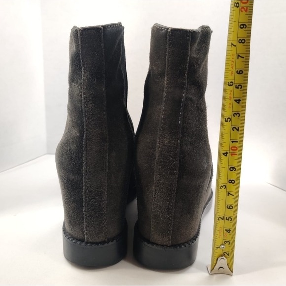 ASH Gong Bistro Suede Leather Wedge Chelsea Boots Women's Size EUR‎ 36 - Picture 13 of 16